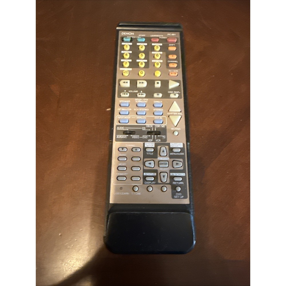 Denon Home‎ Audio Remote Control  RC-881 Read